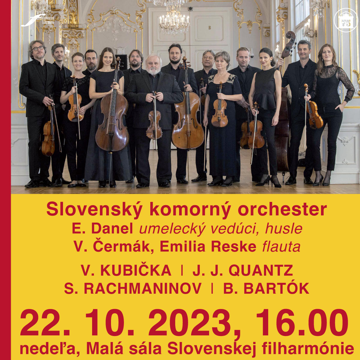 Slovenský komorný orchester / koncert v Slovenskej filharmónii