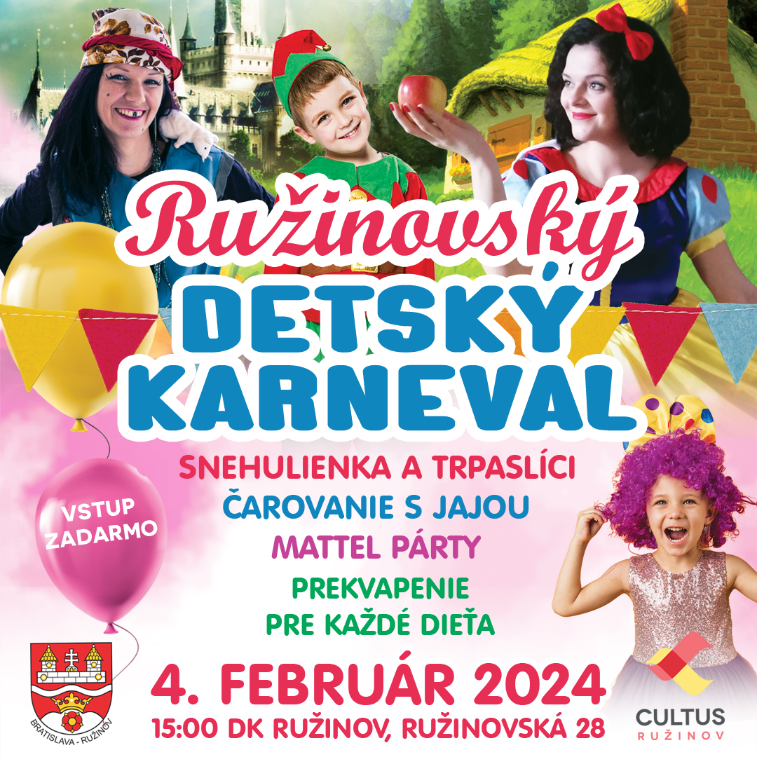 Ružinovský detský karneval / Zdroj: CULTUS Ružinov