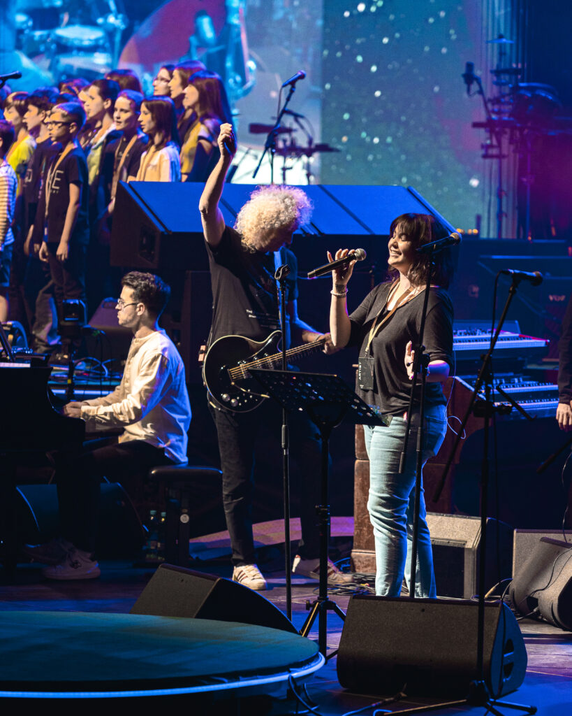 Celeste Buckingham a Brian May - STARMUS / zdroj: Patrik Brukker, IDEA DIVISIONS