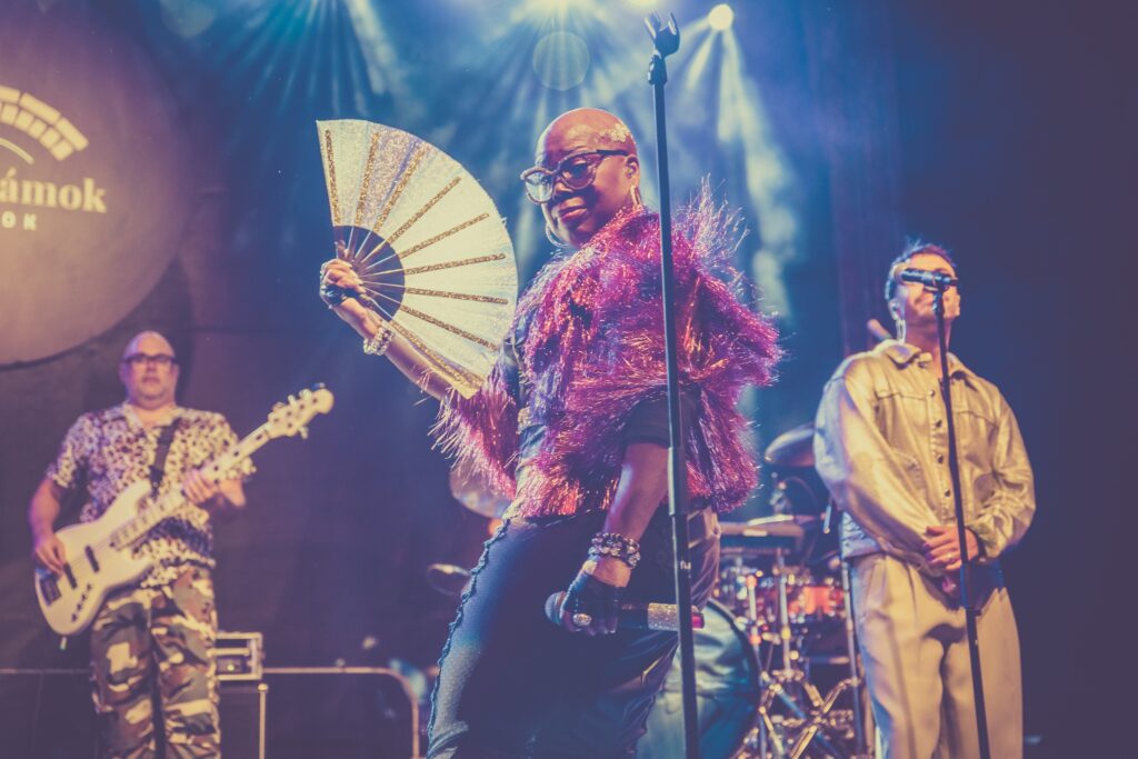 Candy Dulfer & Band a Áron Hodek, Zámok Šimák / Foto: Peter Ševčík
