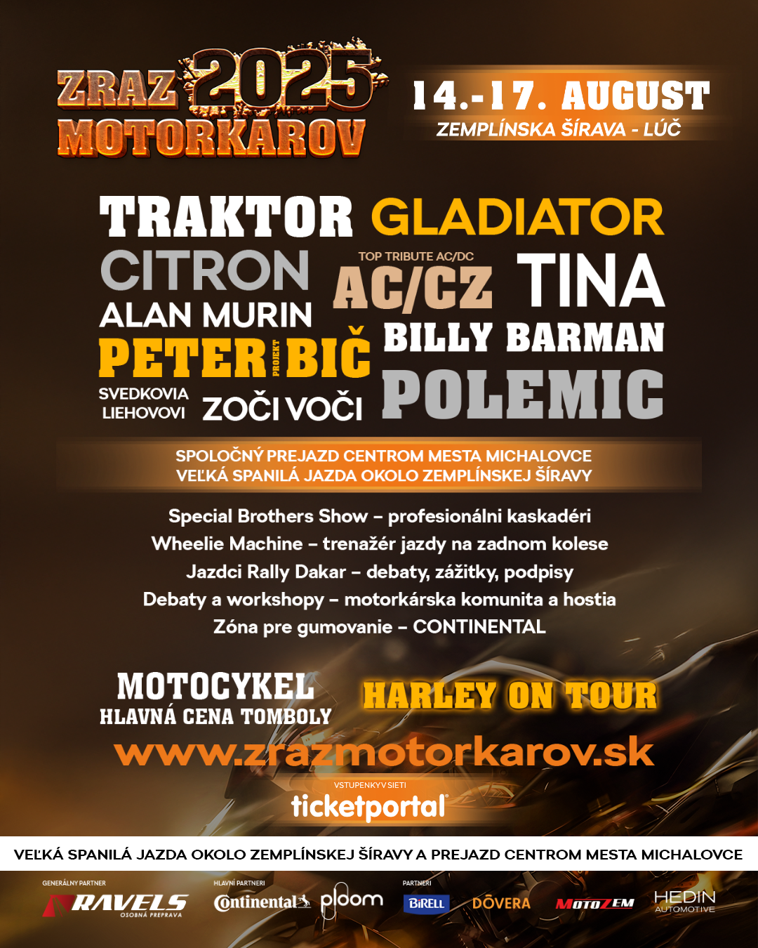 Zraz motorkárov 2025