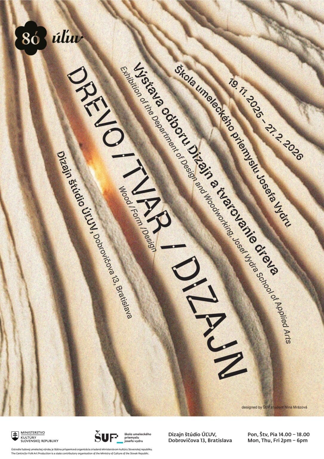 Výstava DREVO / TVAR / DIZAJN - ÚĽUV