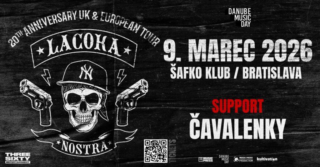 La Coka Nostra (USA), Čavalenky – Danube Music Day; 9.3.2026; Šafko, Bratislava