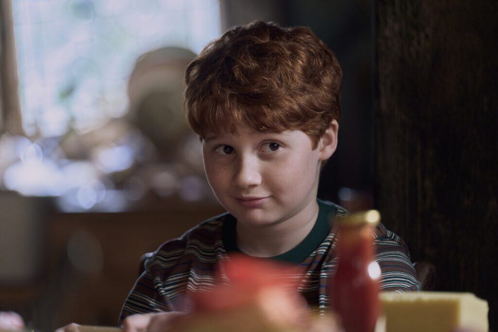 Alastair Stout ako Ron Weasley / Zdroj: HBO