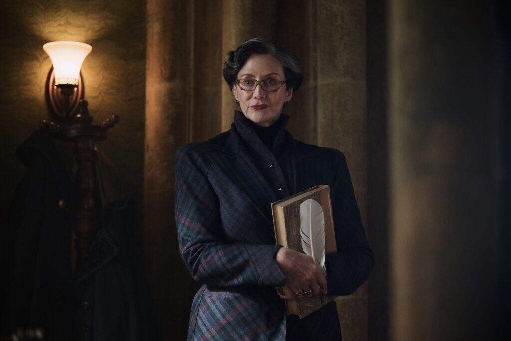 Janet McTeer ako Minerva McGonagallová / Zdroj: HBO