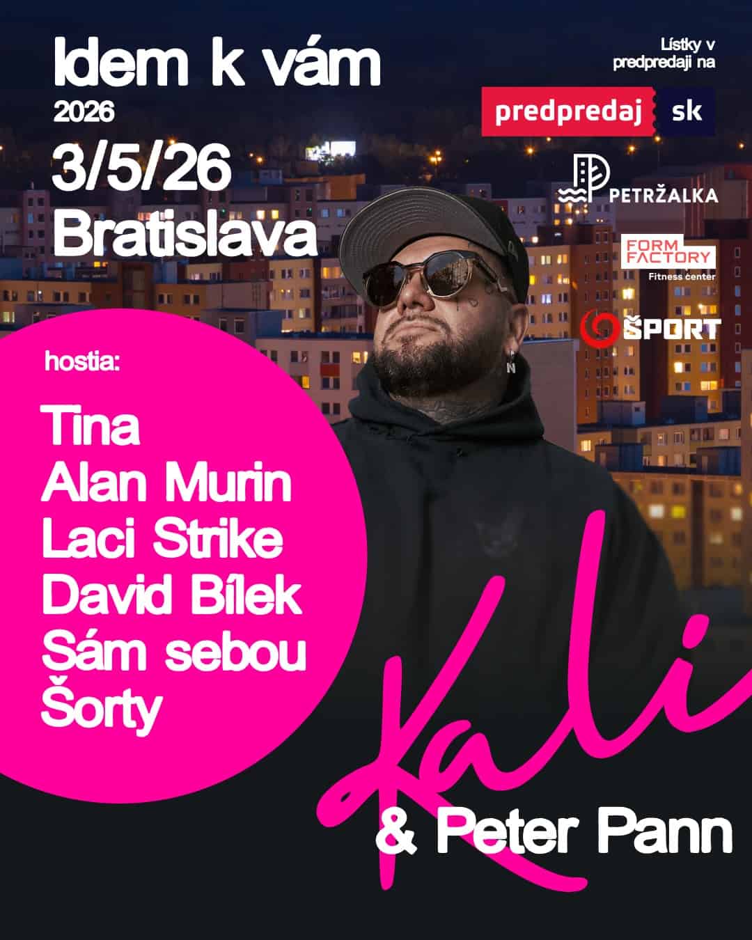 Kali – idem k vám! – Bratislava / Zdroj: Facebook Petržalka
