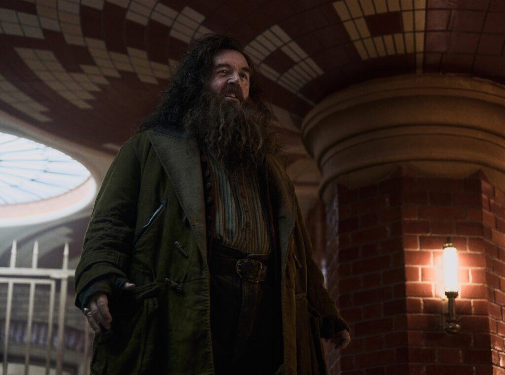 Nick Frost ako Rubeus Hagrid / Zdroj: HBO