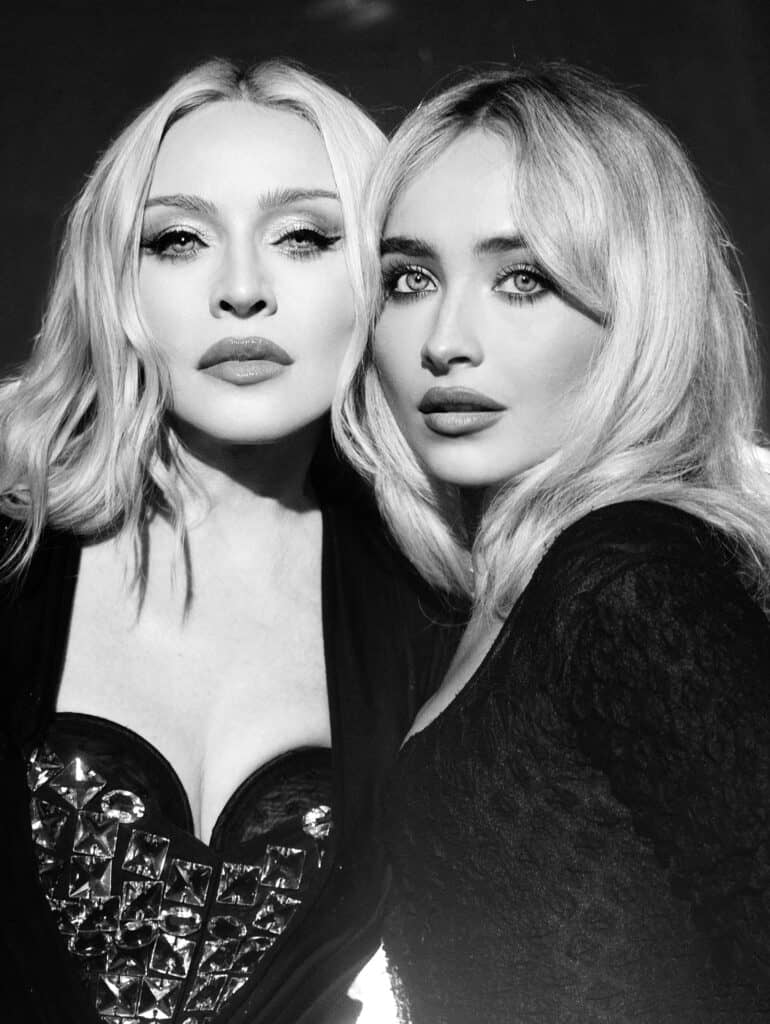 Madonna a Sabrina Carpenter / Zdroj: Warner Music Czech Republic s.r.o./ OPUS a.s.